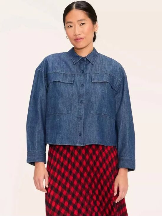 Woolrich Tops - Woolrich Indigo Denim Button-Down Shirt